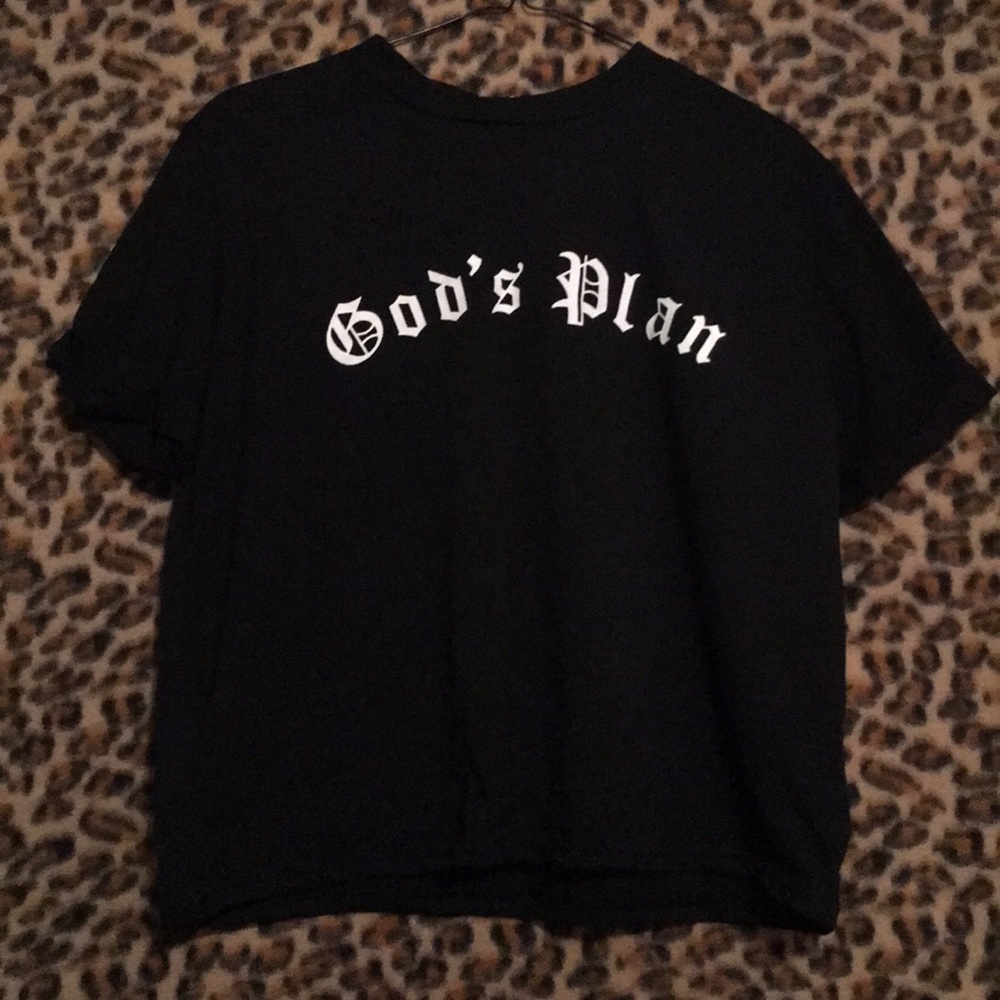 God’s Plan Cropped Shirt